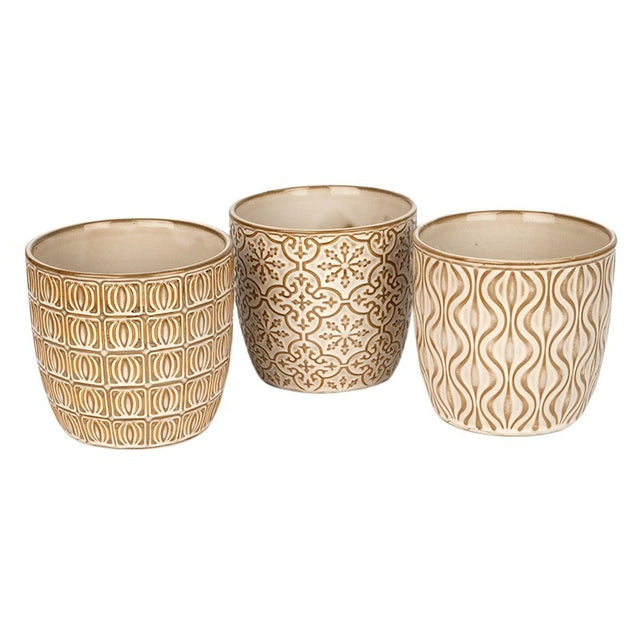 imagine produs Set bol ceramic Zena mix 12x11cm S/6 crem