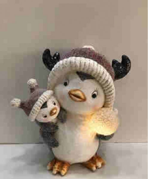imagine produs Pinguin cu led 28.5cm