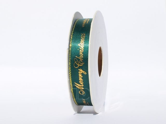 imagine produs Banda decor textil 16mmx9.1m verde/auriu