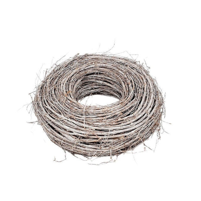 imagine produs Coronita din nuiele Atlin 33x11cm gri antic