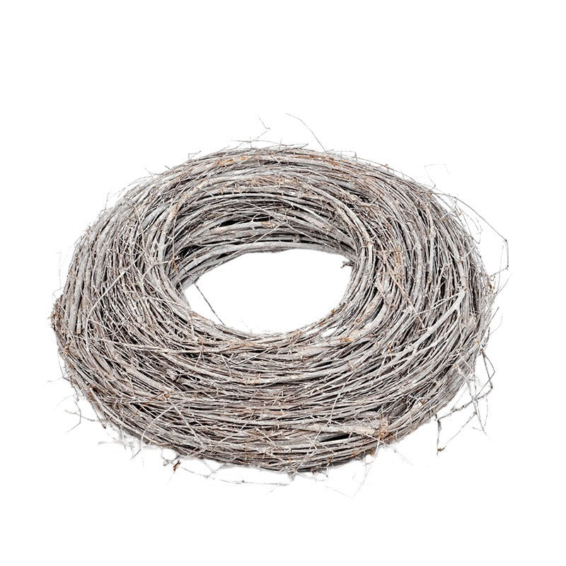 imagine produs Coronita din nuiele Atlin 41x11cm gri antic