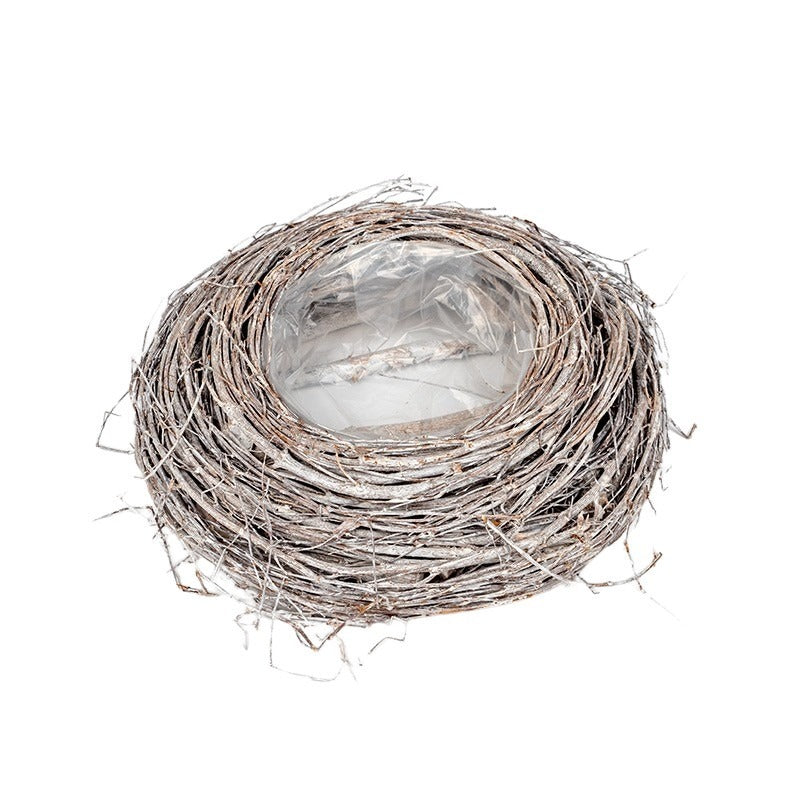 imagine produs Bol din nuiele Atlin 29x8cm gri antic