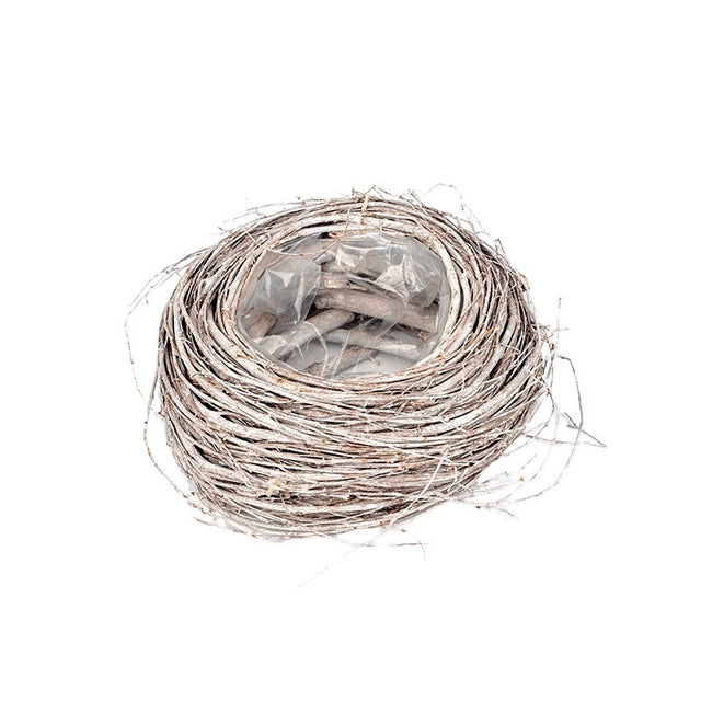 imagine produs Bol din nuiele Atlin high 23x11cm gri antic