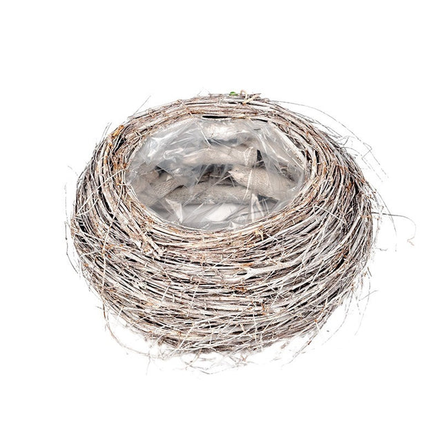 imagine produs Bol din nuiele Atlin high 29x13cm gri antic