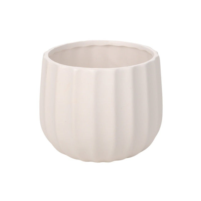 imagine produs Vas ceramic Deco 10x9.5cm alb mat