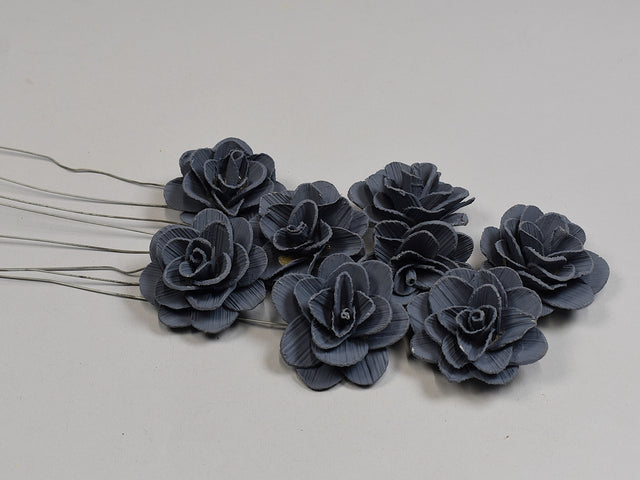 Image for Flori acacia 6cm vopsit-albastru inchis