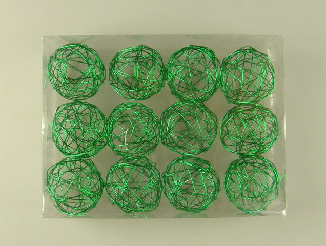 imagine produs Mingi din sarma de aluminiu 4cm verde deschis