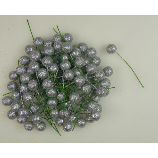 Pick bilute 1,2cm argintiu&glitter