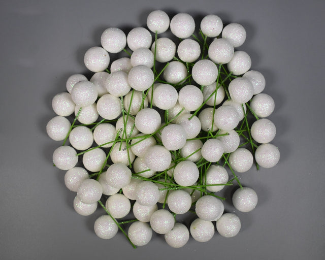 Image for Pick bilute 2cm alb&glitter