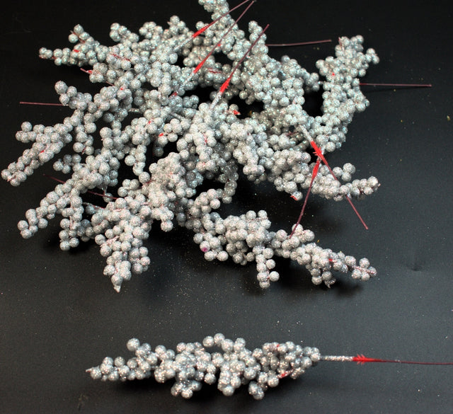 Image for Pick cu bilute argintiu cu glitter 13buc/pachet