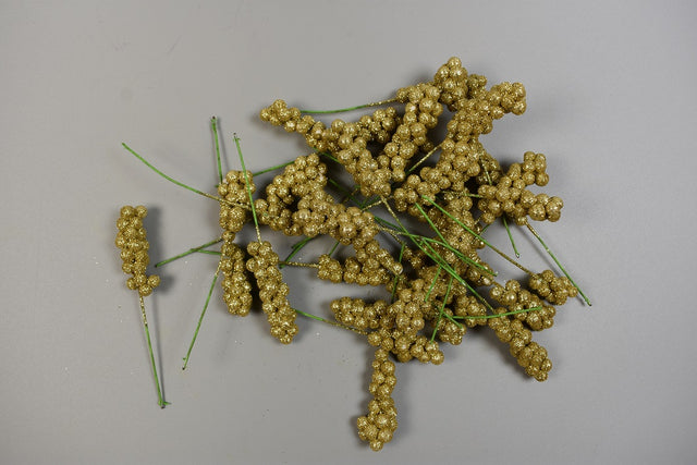 Image for Pick coacaze 4cm auriu cu glitter