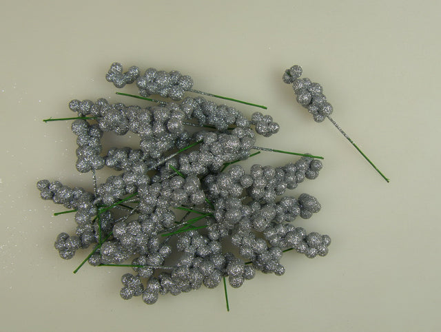 Image for Pick coacaze 4cm S/65 argintiu cu glitter