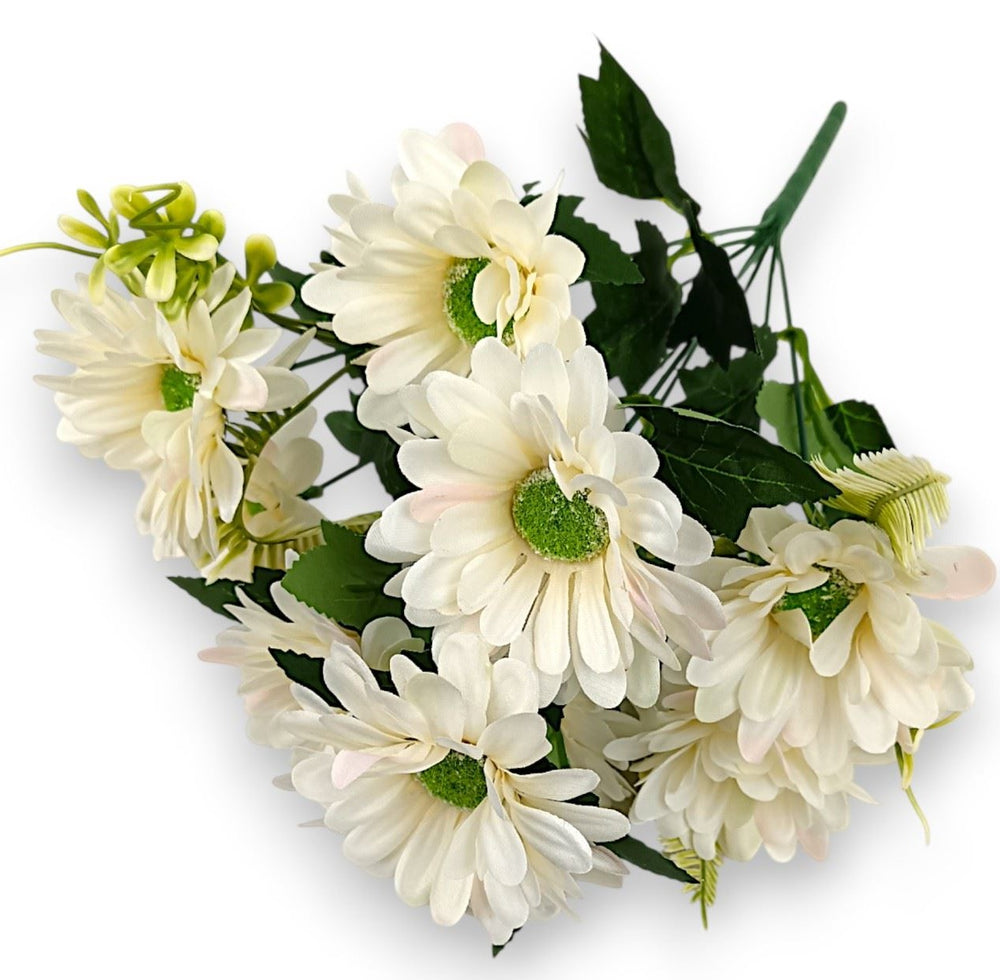 Buchet gerbera x9 H:40cm crem