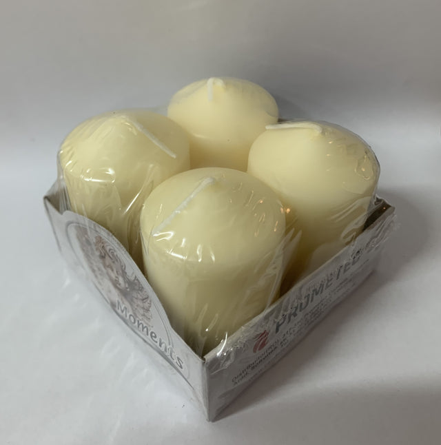 Lumanari advent 4x6cm crem 4buc/pachet