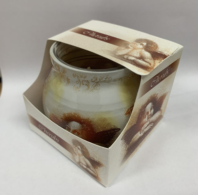 Candela parfumata in pahar Cherubs