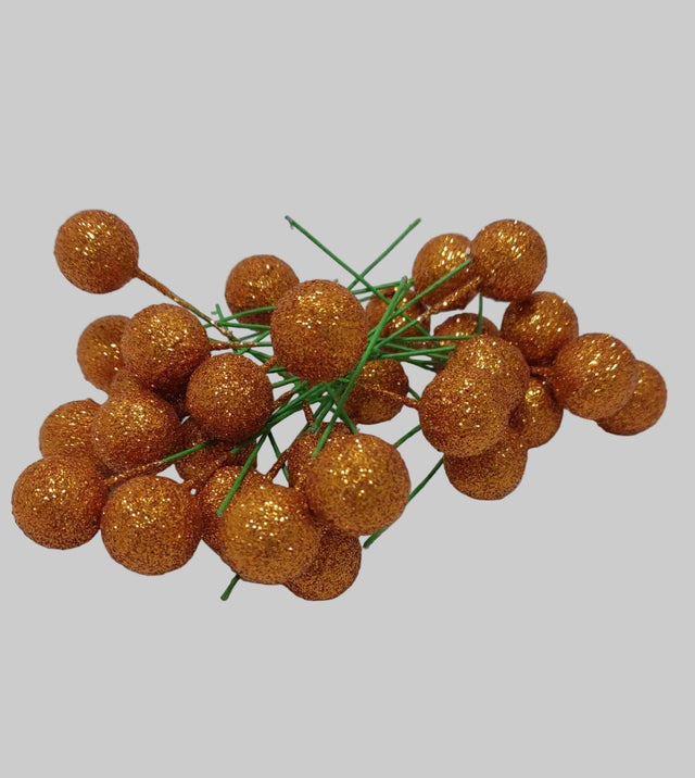 Pick bilute 2cm bronz cu glitter