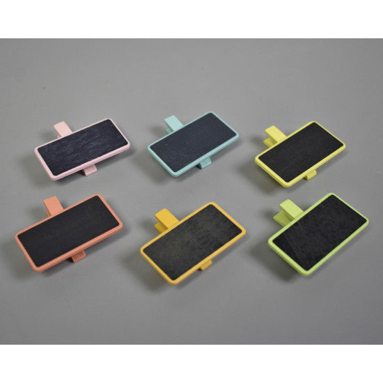 Tablite cu clame 6buc/pachet culori mixte