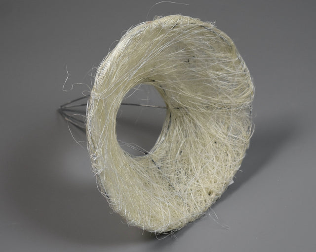 Image for Suport buchet sisal 15cm alb