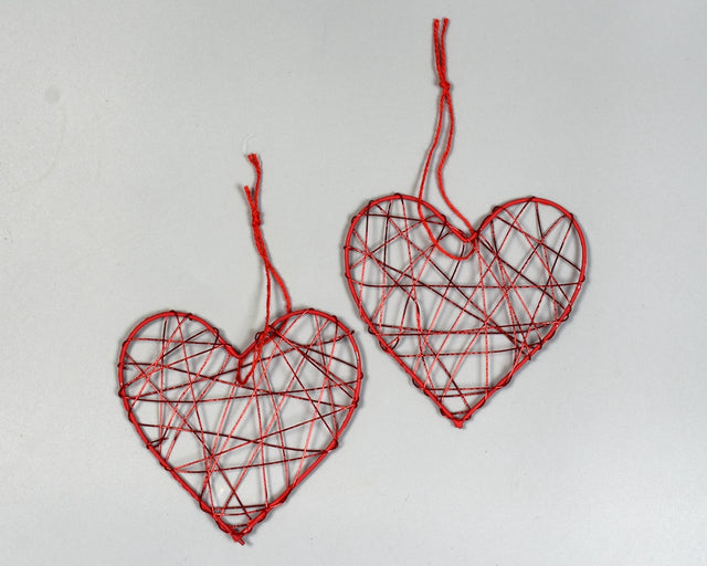 Image for Inima din sarma 5cm S/10 rosu