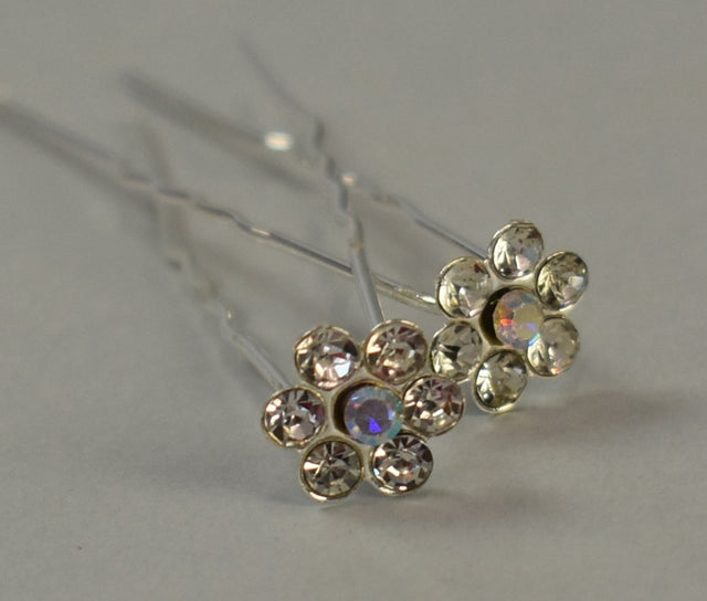 Image for Agrafe cu floricele din cristale