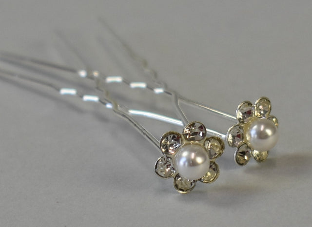 Image for Agrafe cu floricele din cristale