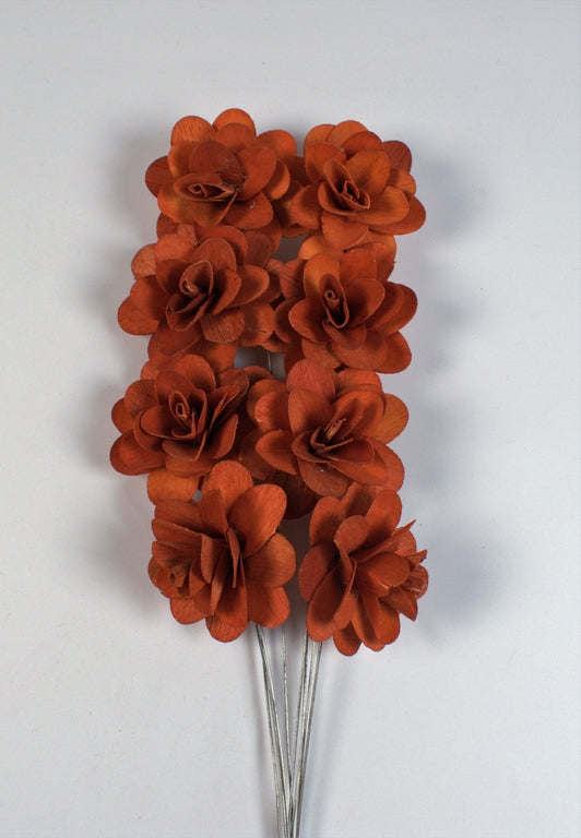 Image for Trandafiri din lemn 6cm miere