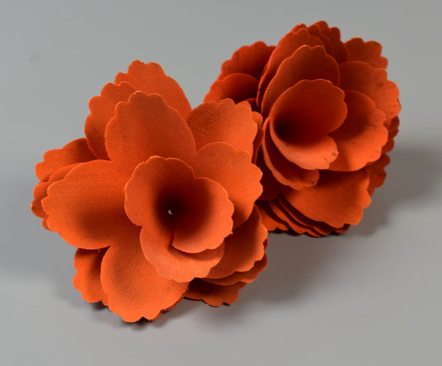 Image for Garoafe din lemn 4cm portocaliu