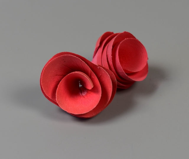 Image for Flori din lemn 2cm rosu