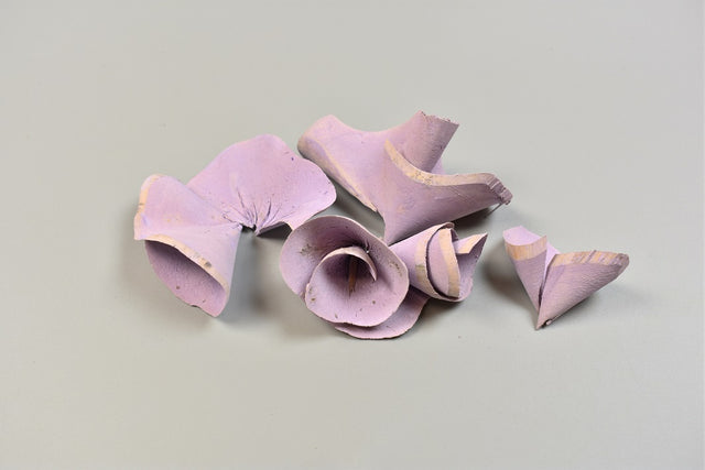 Image for Flori din lemn 5cm cu chiciura mov