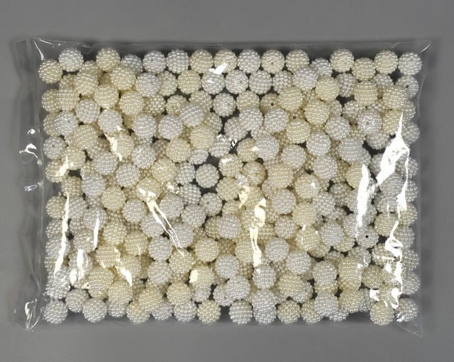 Image for Margele 15mm 250gr.- alb/crem