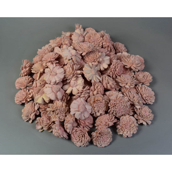 Capete floricele ming 6cm prep.roz deschis s/100