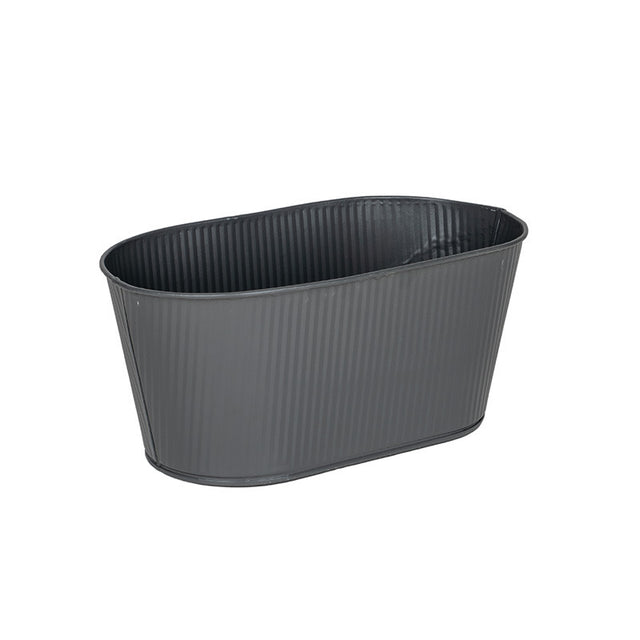 Bol oval Astana metal 18.5x11.5x9cm gri