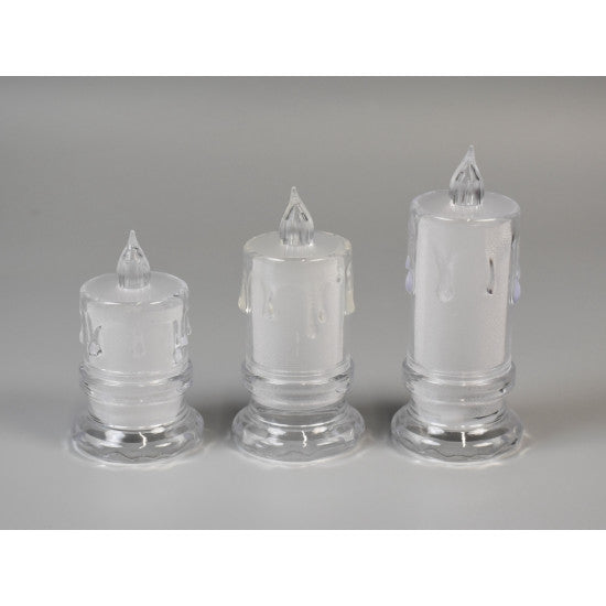 Lumanari pastile cu led 6cm 12buc/pachet