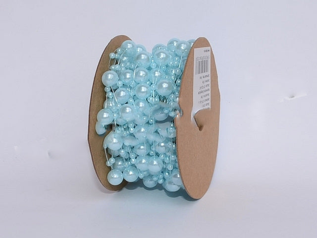 imagine produs Ghirlanda margele 8mm x10m albastru