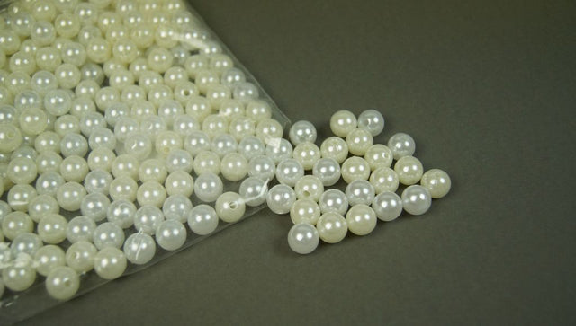 Image for Margele mixte 12mm alb/crem