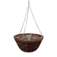 imagine produs Cos din nuiele de agatat 29x15/50cm maro