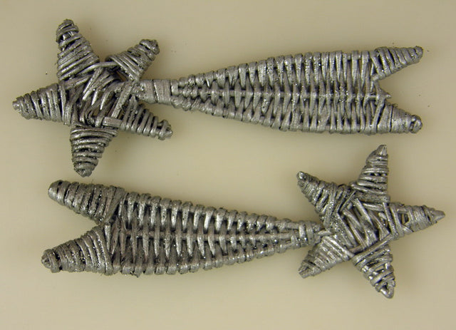 Image for Stele din nuiele argintiu cu glitter