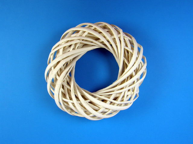 Image for Coronita din nuiele 20cm alb