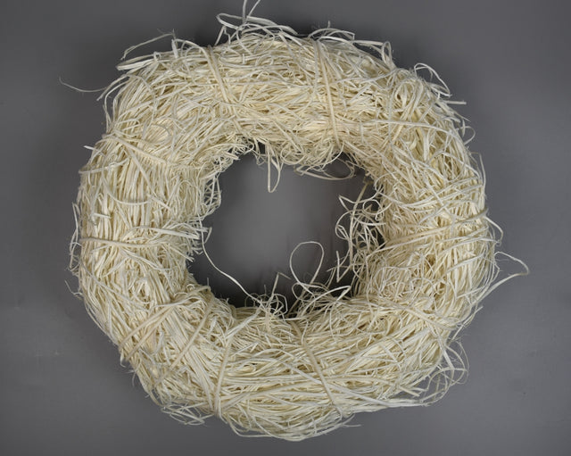 Image for Coronita ratan 30cm alb