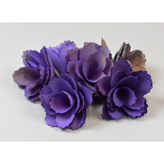 Garoafe din lemn 4cm mov deschis