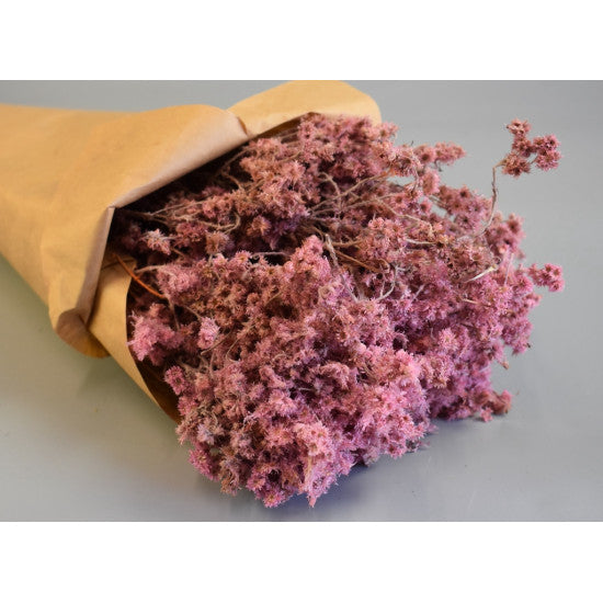 Limonium 80gr in hartie roz deschis