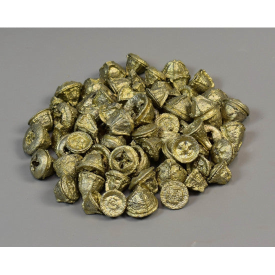 Nasturi eucalipt cu glitter sampanie