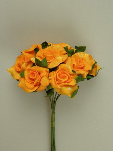 Image for Buchet trandafiri polifoam 3cm portocaliu