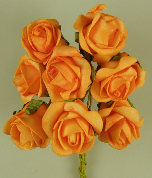 Image for Trandafiri polifoam 5cm portocaliu