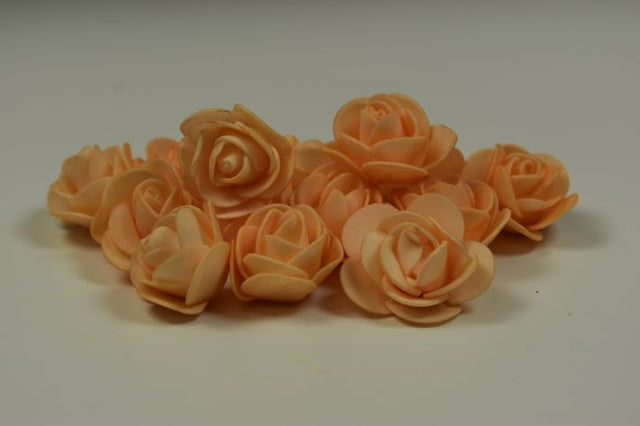 Image for Cap trandafiri polifoam 3cm piersica