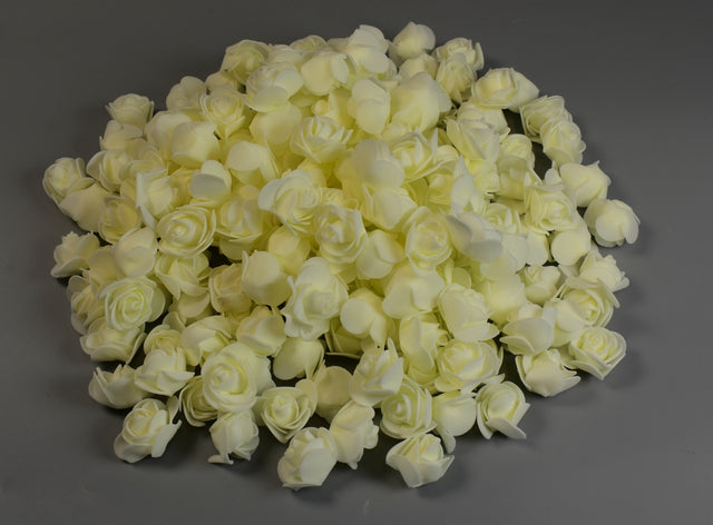 Image for Cap trandafiri polifoam 3cm S/200-crem