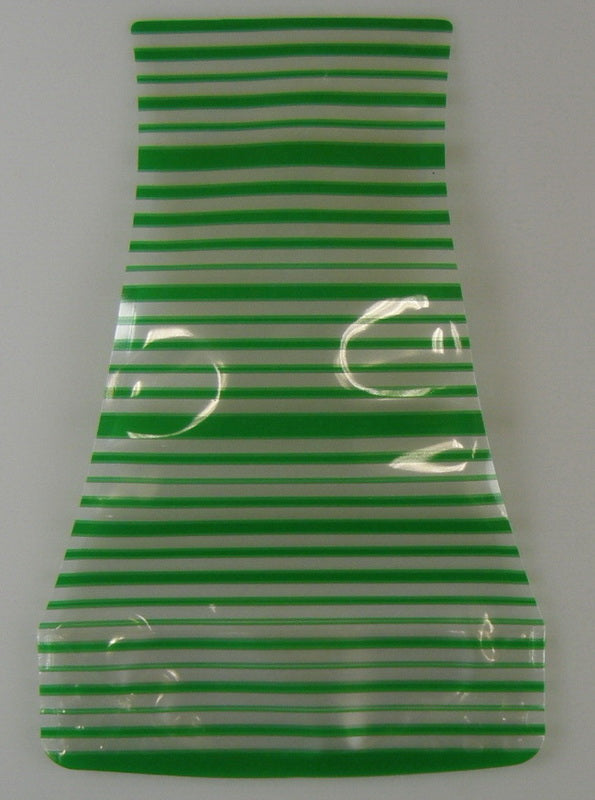 Image for Vaza PVC 14 cu dungi verde