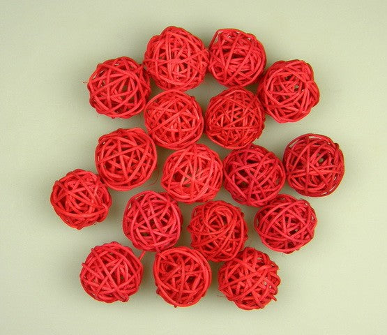 Image for Mingi din rattan 3cm rosu