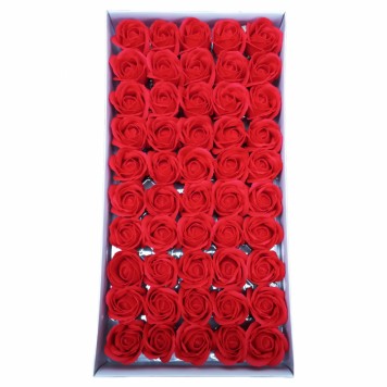 Set trandafiri sapun s/50 rosu