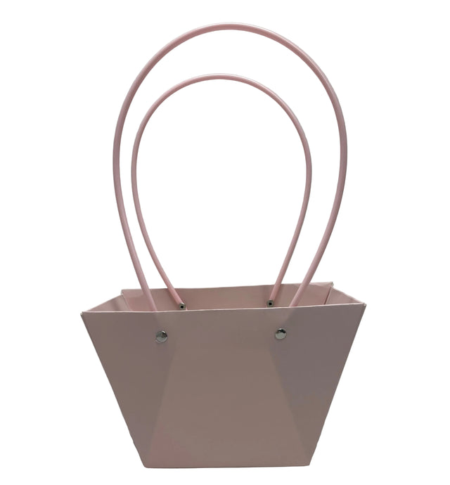 Pungi ptr aranjamente florale 20x12x12cm bej pudra